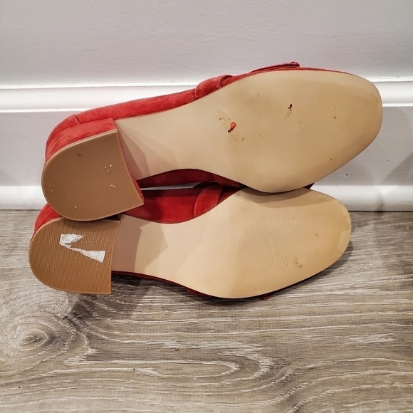 NEW Steve Madden Kate Red Suede Pumps - Picture 6 of 6